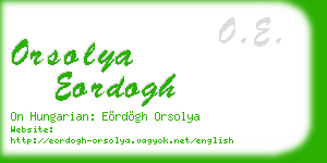 orsolya eordogh business card
